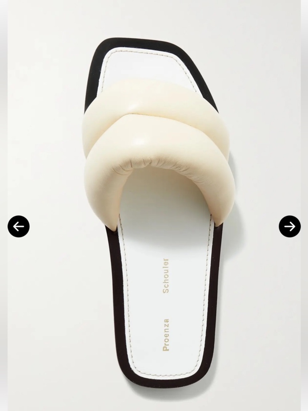 PROENZA SCHOULER Puffy Quilted Leather Slides